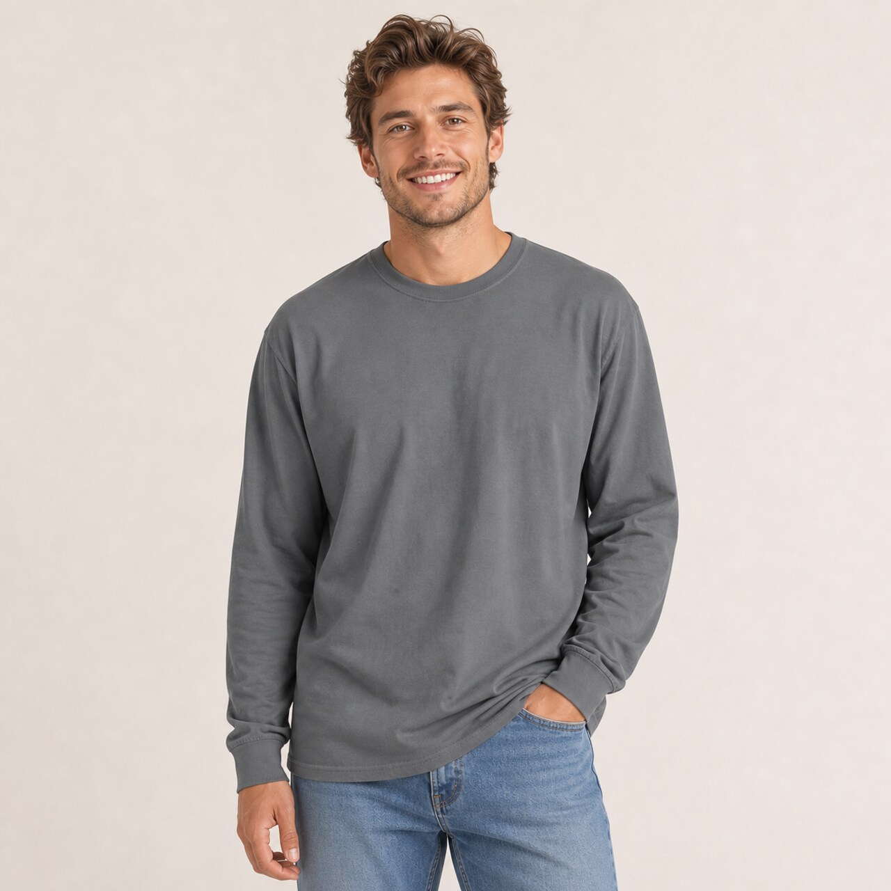 Comfort Colors Unisex Heavyweight Long Sleeve Crewneck T-Shirt
